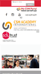 Mobile Screenshot of csmacademy.edu.sg
